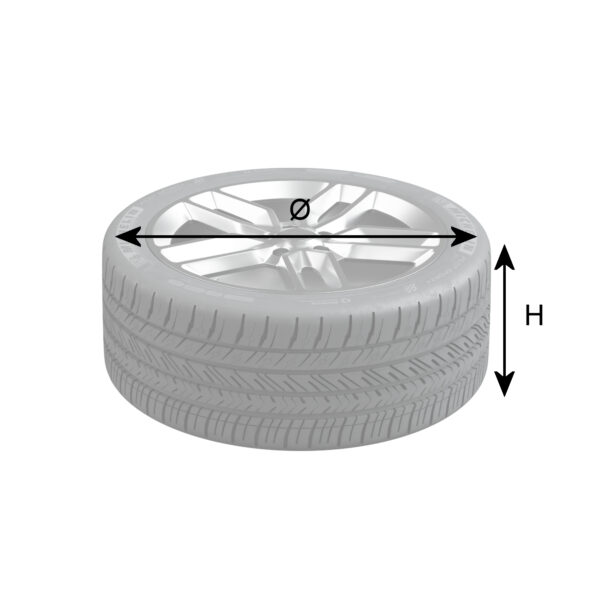 Made-to-measure tyre cover