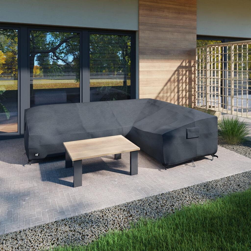 Afdekhoes in L-vorm op maat