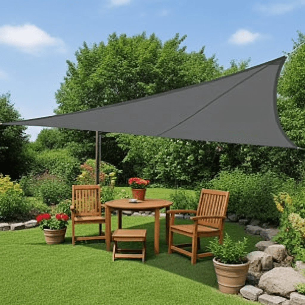 Dreieckige Abdeckplane nach Maß