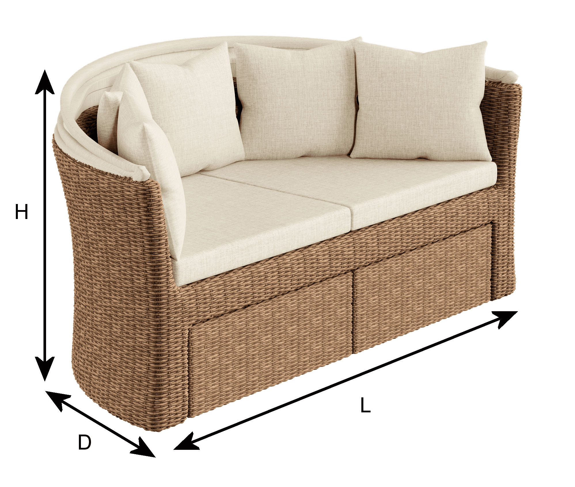 Housse d'îlot solaire sur mesure